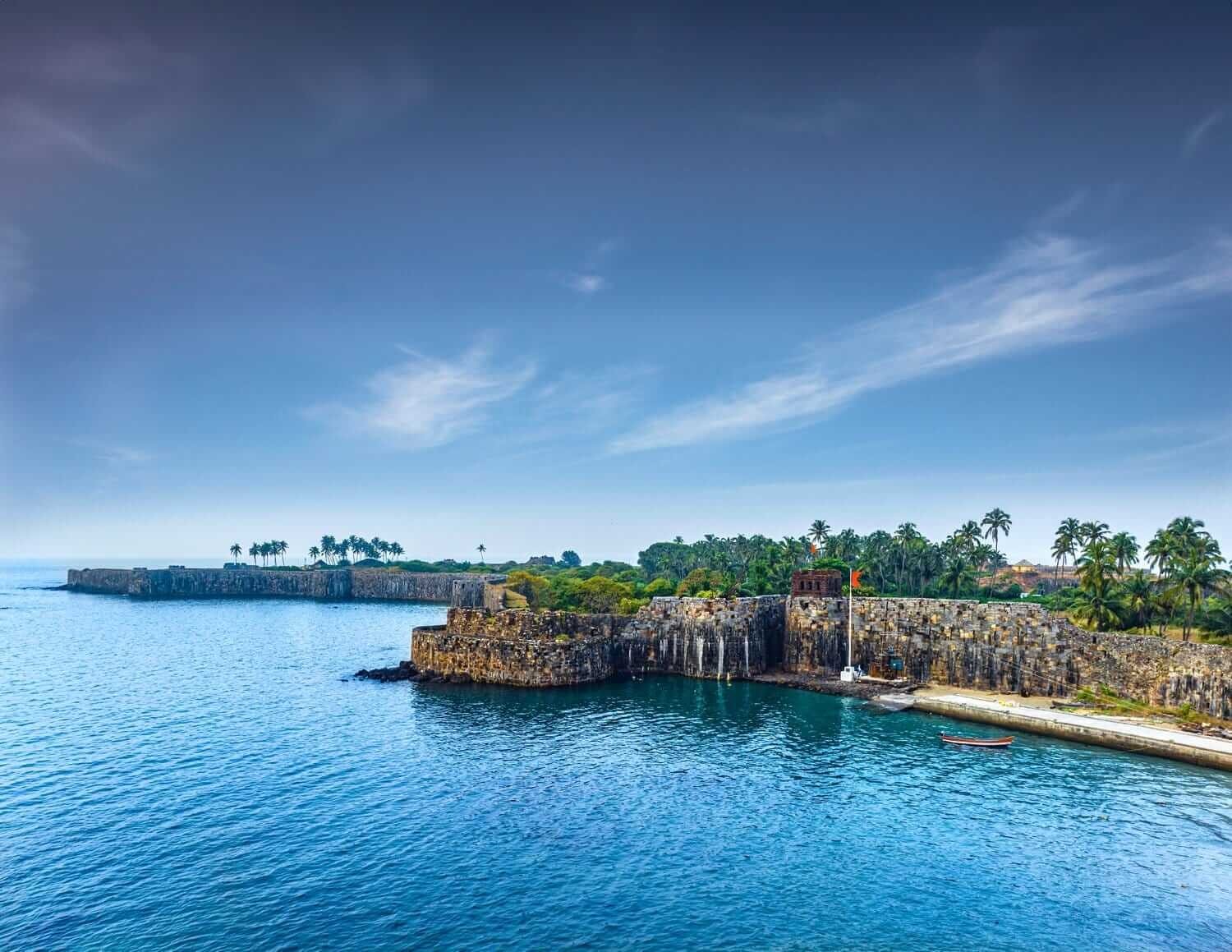 Sindhudurg Fort walls